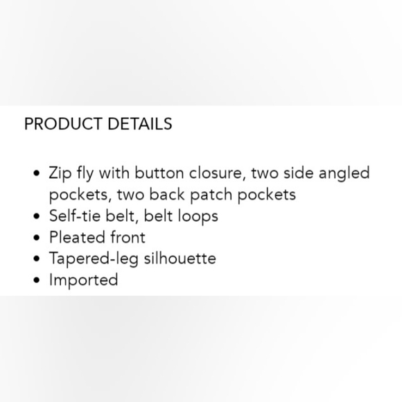 MICHAEL Kors Women's Pleated Belted Paper Bag Jeans Pants Light Blue Wash NWT - Picture 3 of 11